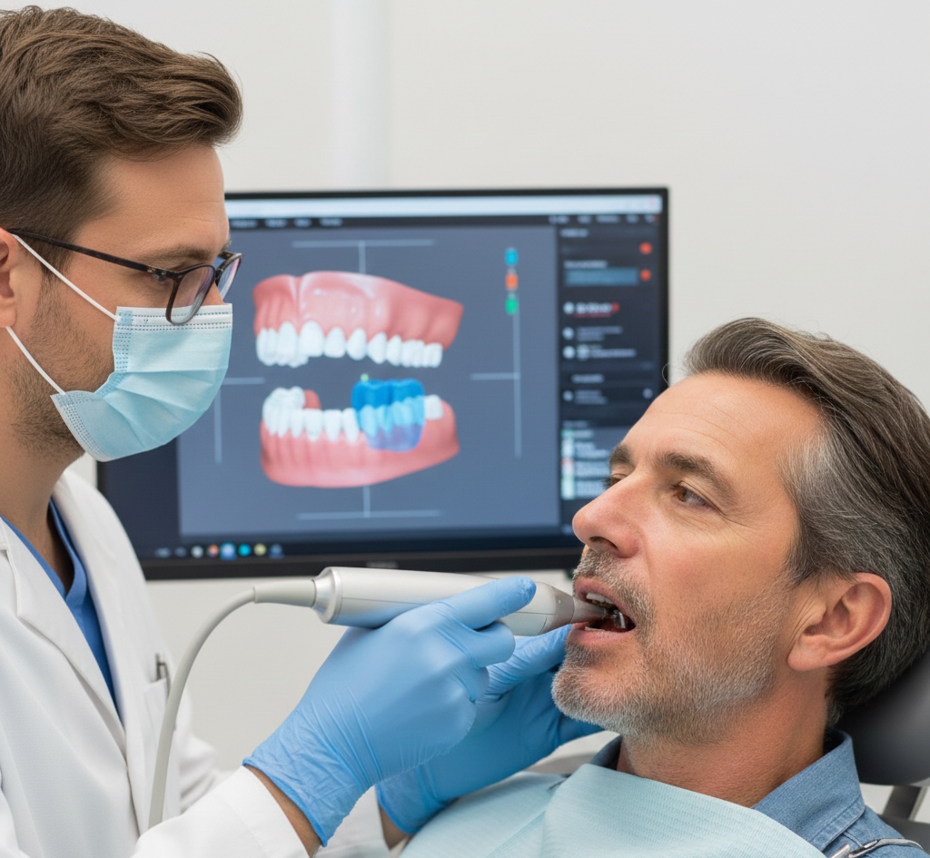 ajuste de prótesis sobre implantes