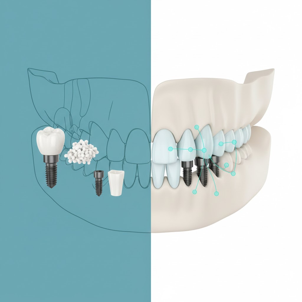 hueso suficiente para implantes