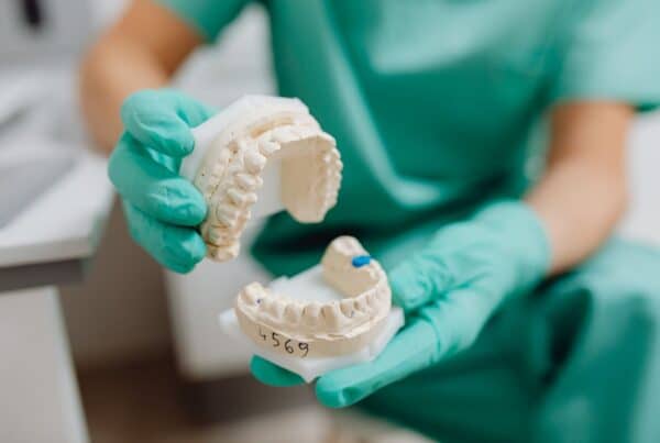 Molde dental utilizado para encerado diagnóstico